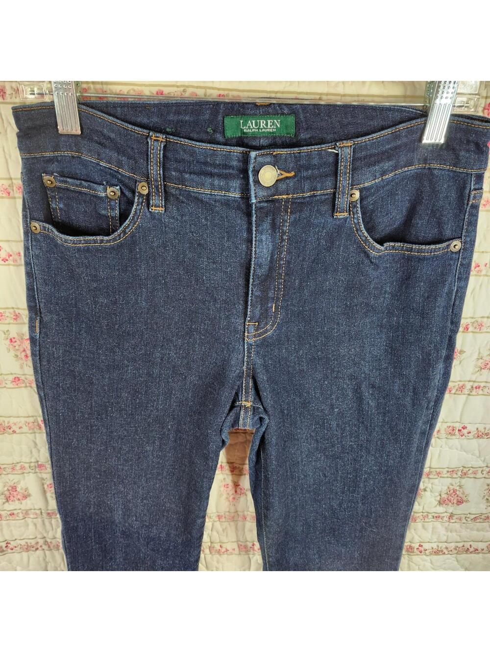 Lauren Ralph Lauren Dark Wash Denim Jeans Classic Fit Women's Size 29